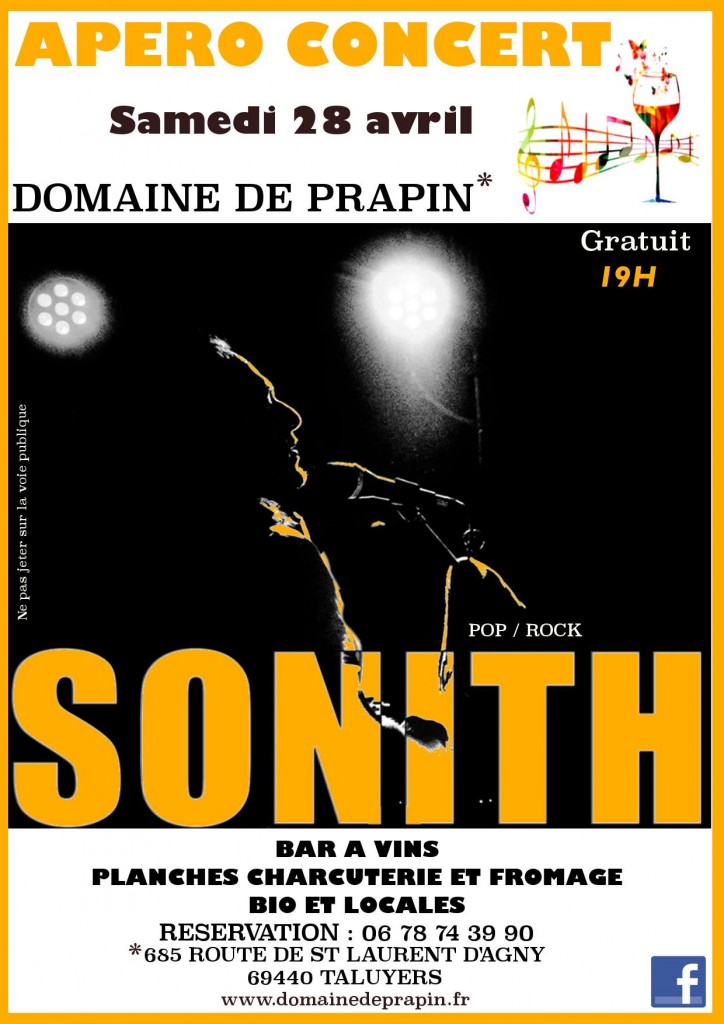 Flyer apéro concert