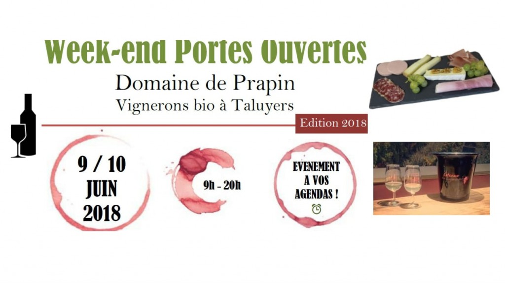 en tête portes ouvertes printemp Domaine de Prapin