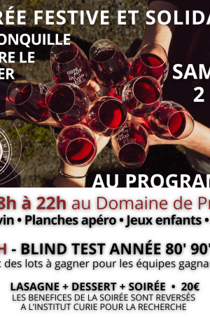 Soirée | une jonquille contre le cancer | formule planche